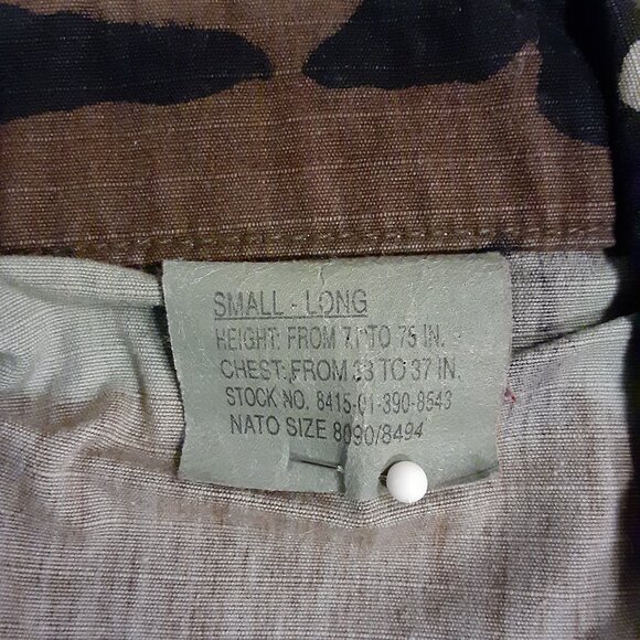 Woodland Camo Blouse * ACU * Small-Long * - Picture 8 of 8